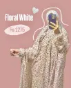 Floral White - Namaz Chadar