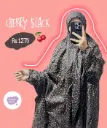 Cherry Black - Namaz Chadar