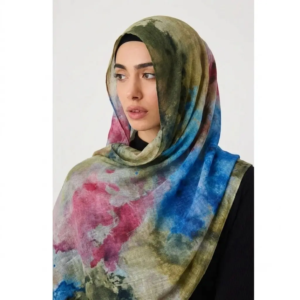 Rainbow Rush-Modal Lawn Hijab