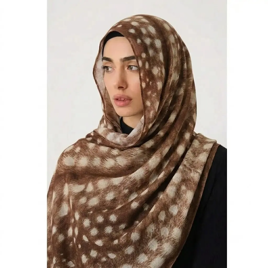 Deer-Modal Lawn Hijab 