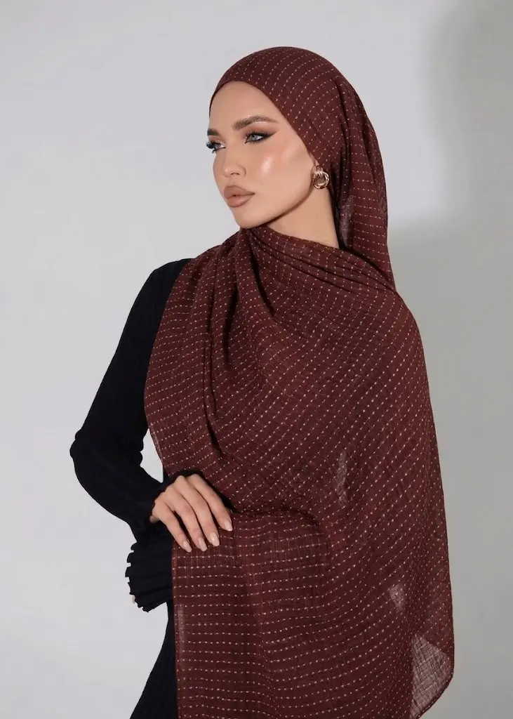 Maroon-Modal Hijab   