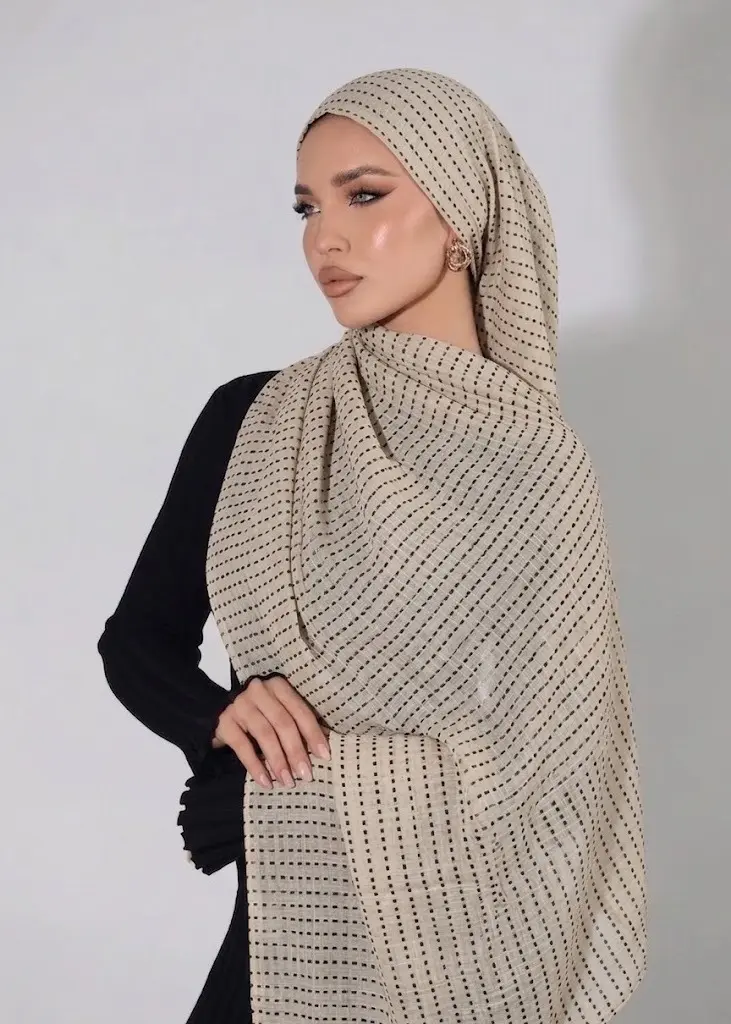 White-Modal Hijab  