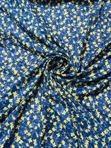 Floral Blue-Namaz Chadar