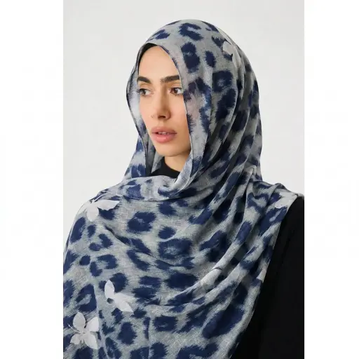Sapphire Leapord-Modal Hijab 