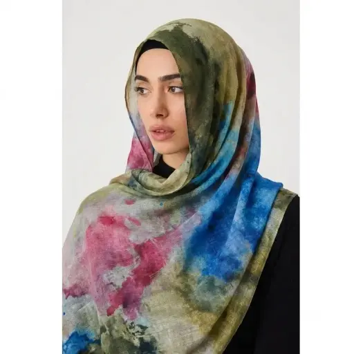 Rainbow Rush-Modal Lawn Hijab