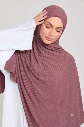 Rose - Ribbed Jersey Hijab 
