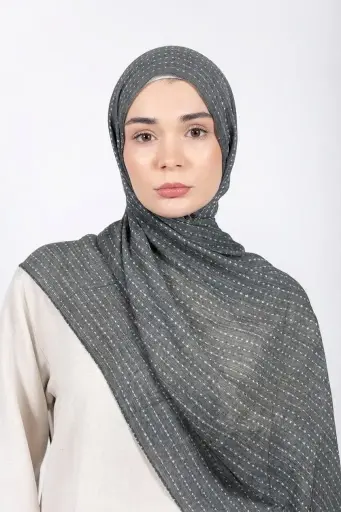 Grey-Modal Hijab    