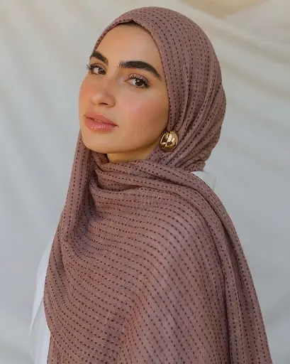 Mauve Pink-Modal Hijab