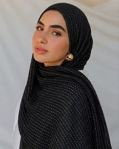 Black-Modal Hijab   