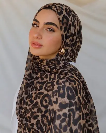 OG Leapord Hijab-Georgette