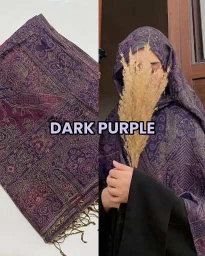 PASHMINA-Dark Purple