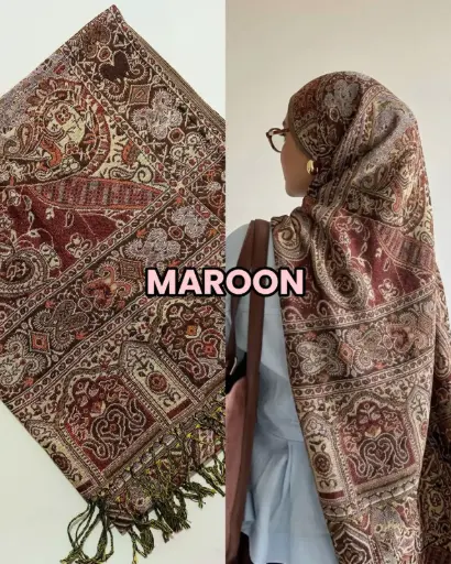 PASHMINA-Maroon