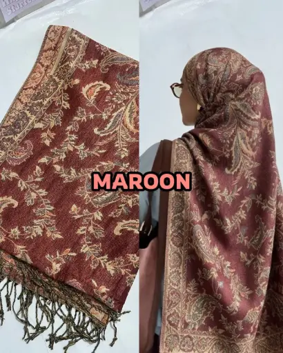 PASHMINA-Maroon