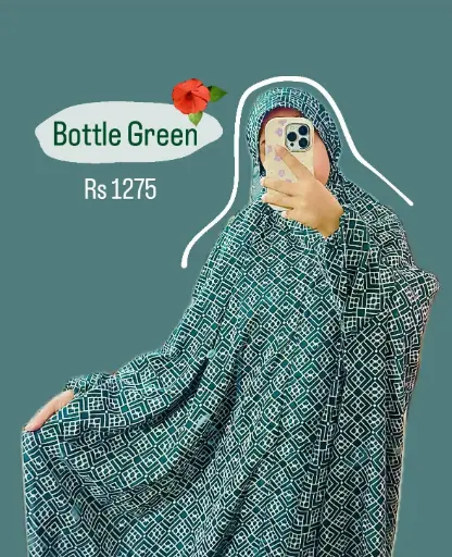 Bottle Green - Namaz Chadar